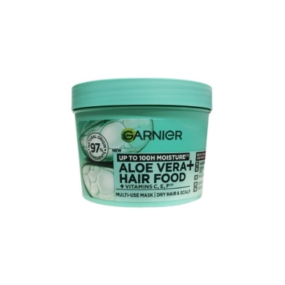 Picture of Garnier Up to 100H Moisture Aloe Vera Hair Food + Vitamin C,E,F Multi-Use Mask 400ml