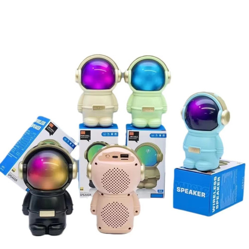 Picture of NEW 808 Astronaut Light Portable Radio Astronaut Smart BT Speaker Astronaut Design LED Night Light Music Speaker