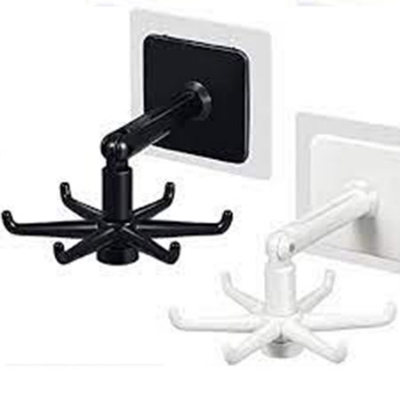 Picture of Kitchen Hook Multi-Purpose Hooks 360 Degrees Rotated Rotatable Rack For Organizer And Storage Spoon Hanger For Kitchen Gadgets