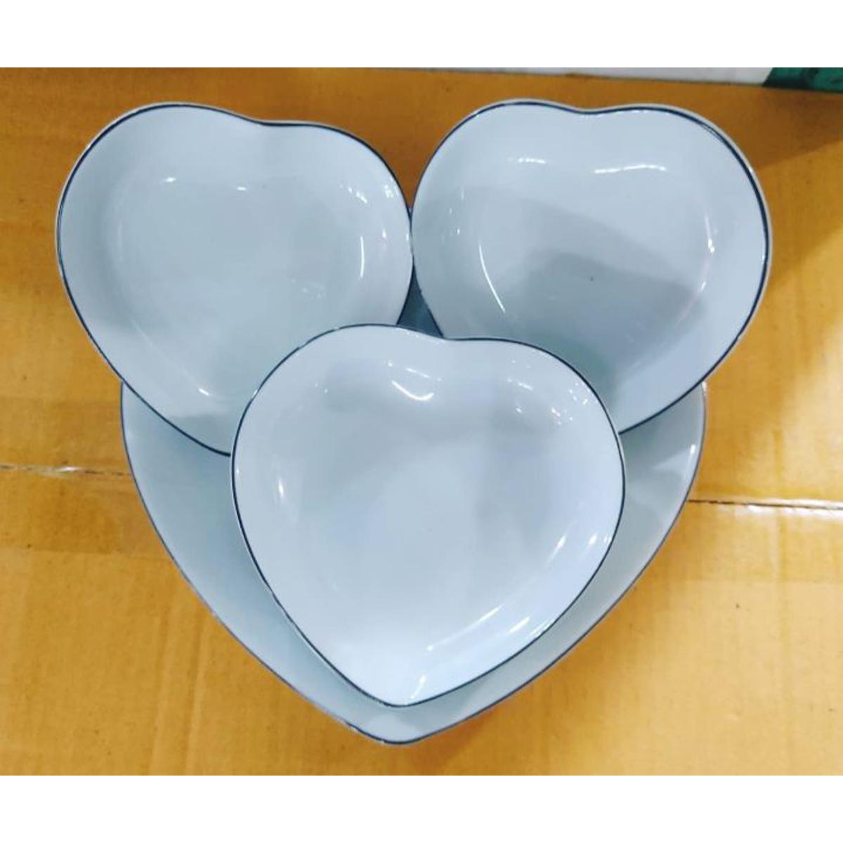 Picture of Excusive 7 Pcs Sweet Bowl Set Including Serving Dish , Oven Proof porcelain Ceramic Porcelain Snack Bowl Set,Ceramic Firni Set & bati, Soup & Firni Bati