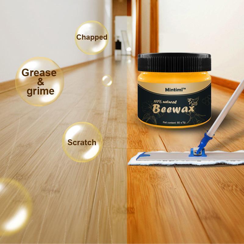 Picture of 85g Wood Care Wax Solid Wood Furniture Polishing Seasoning Beeswax Polisher Waterproof Furniture Care Maintenance Beeswax
