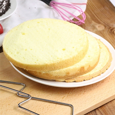 Picture of 1PC Double Line Cake Cut Slicer Adjustable Stainless Steel Device DIY Cake Decorating Mold Baking Bakeware Kitchen Cooking Tool