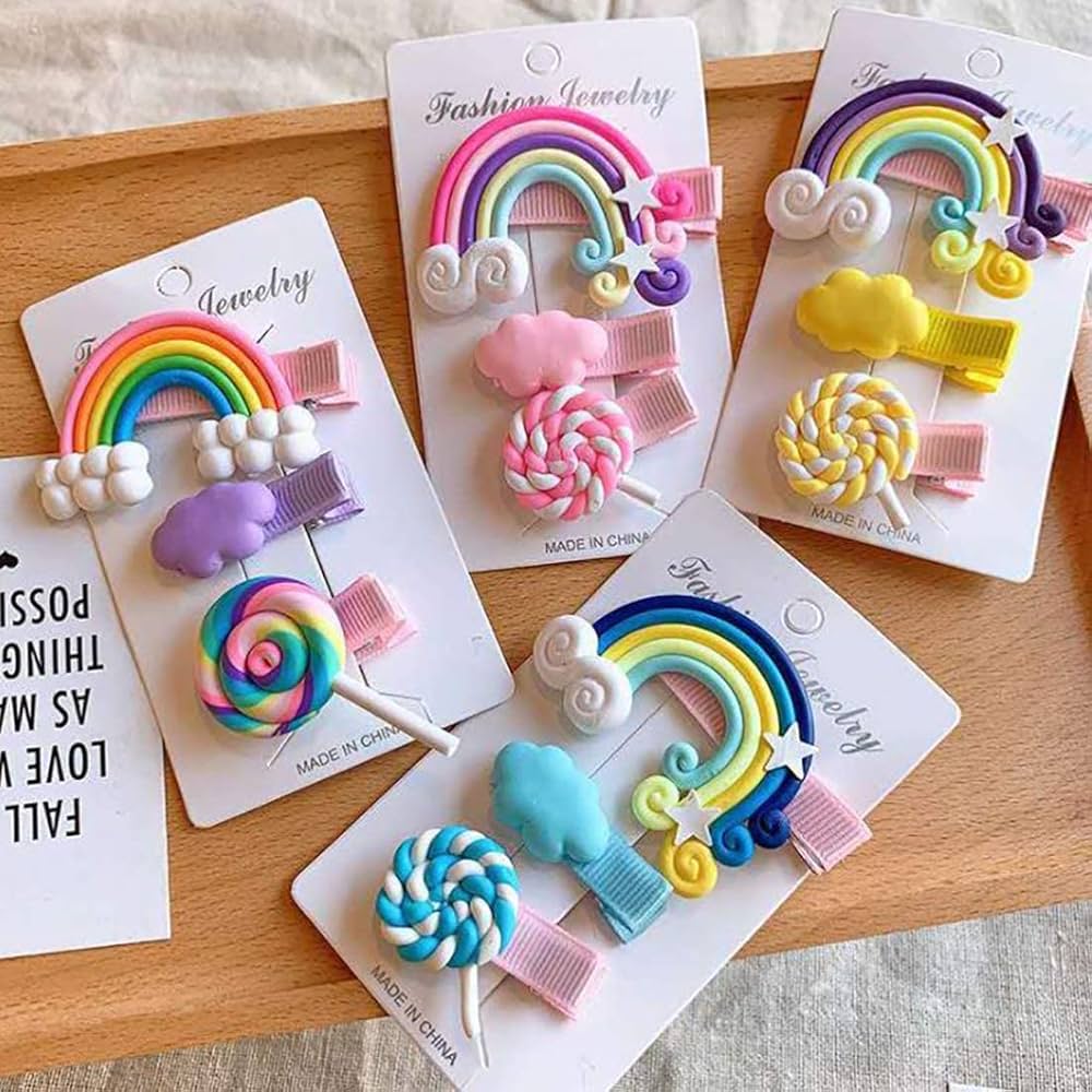 Picture of Little Girls Princess Hairpins, Handmade Hair Barrettes, Marble Alligator bobby pins, Glitter Crystal Geometric Hairpin, Elegant Gold Hair Accessories, Gifts for Women Girls.