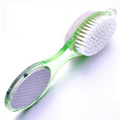 Picture of foot scruber 1PC Foot Care Tool 4in1 Foot Pumice Stone Dead Skin Remover Brush Pedicure Grinding Tool Random Color