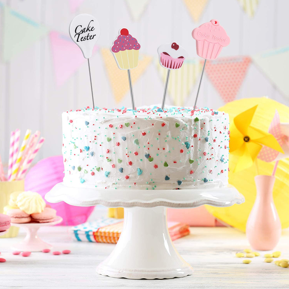 Picture of Cake Tester Stick Metal Reusable Baking Tester Cake Testing Needles Stainless Steel Cakes Tools