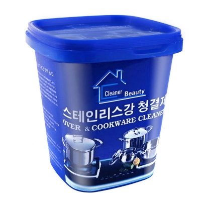 Picture of Household Oven&cookware cleaner kitchen washing pot bottom black scale decontamination Stainless steel cleaning paste powerful
