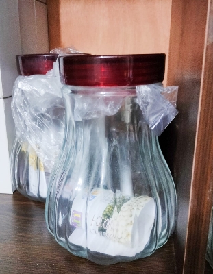 Picture of glass Jars  Blown 1200ml Storage airtight jar Marco Storage Glass Jar 1200ml/1500ml