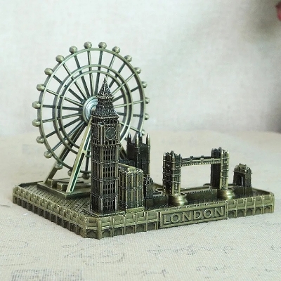 Picture of London dekorasi Model Inggris patung logam ruang tamu ornamen rumah antik untuk hadiah dekorasi pesta Desktop