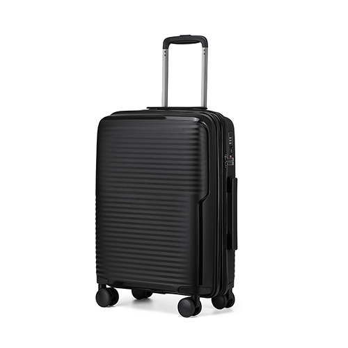 Picture of Leaves King  Family Size TSA Lock Travel Trolley Luggage-2006(Black)