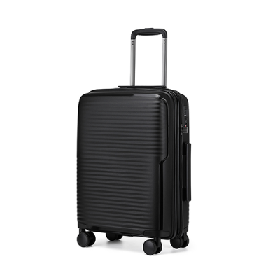 Picture of Leaves King  Family Size TSA Lock Travel Trolley Luggage-2006(Black)