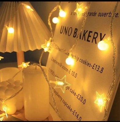 Picture of Reusable Christmas Atmosphere Decorative Light String Family Holiday Party Background Decoration Props LED