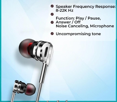 Picture of QKZ DM9 Zinc Alloy HiFi Metal In Ear Earphones with Microphone
