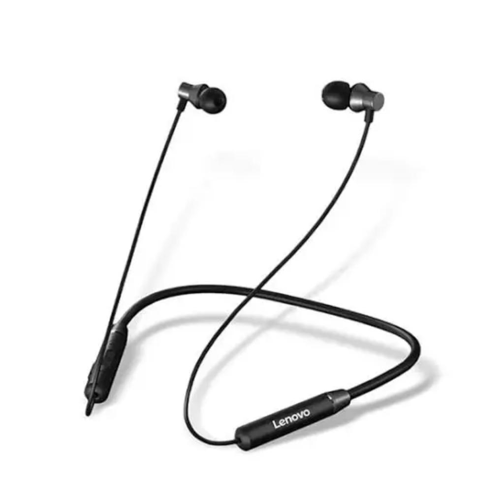 Picture of Lenovo Wireless Headsets He05 Sport Earphones Magnetic Hanging Bluetooth 5.0 Call Noise Reduction 8 Hours Music Control