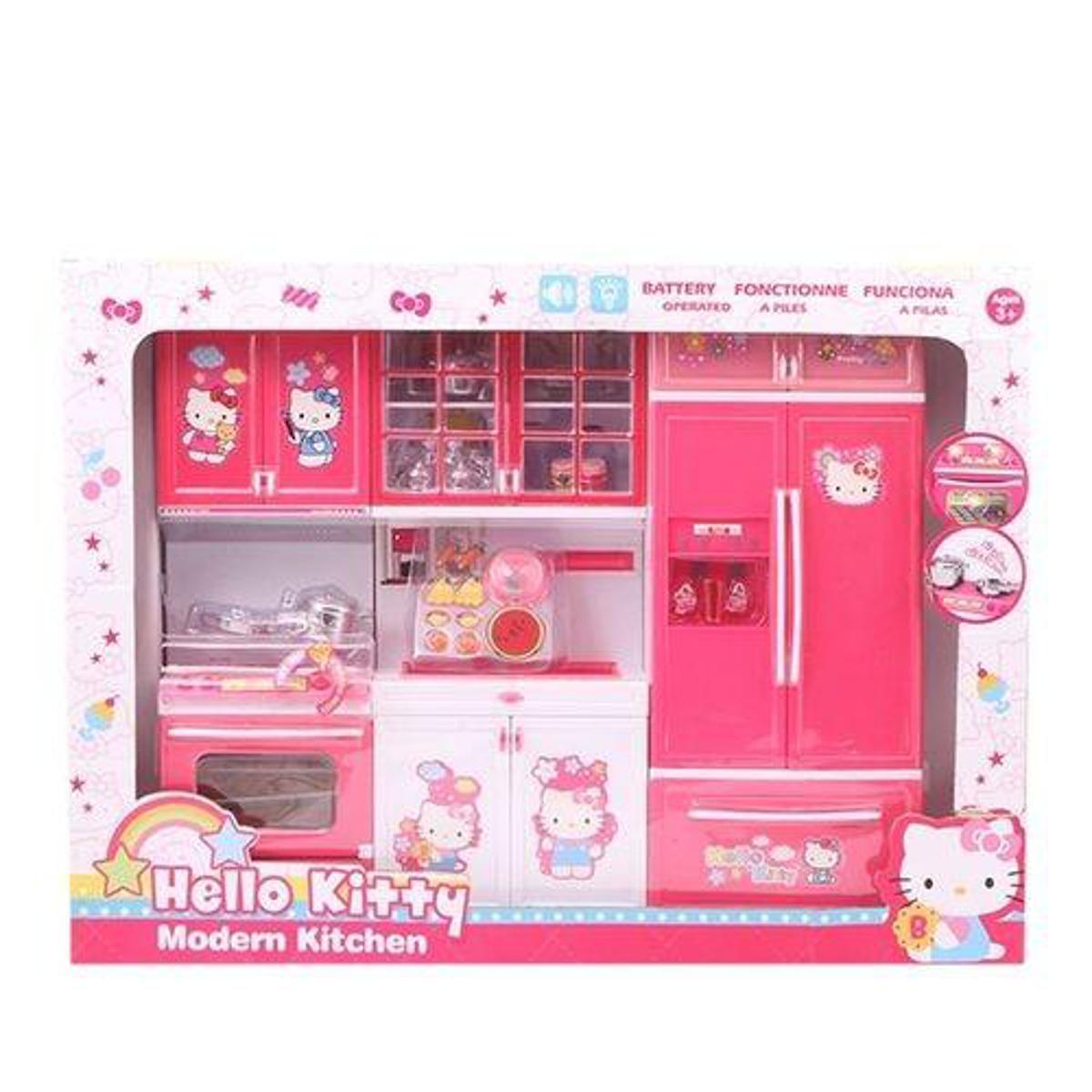 Picture of Plastic Hello Kitty Modern Toy House - Crimson and White