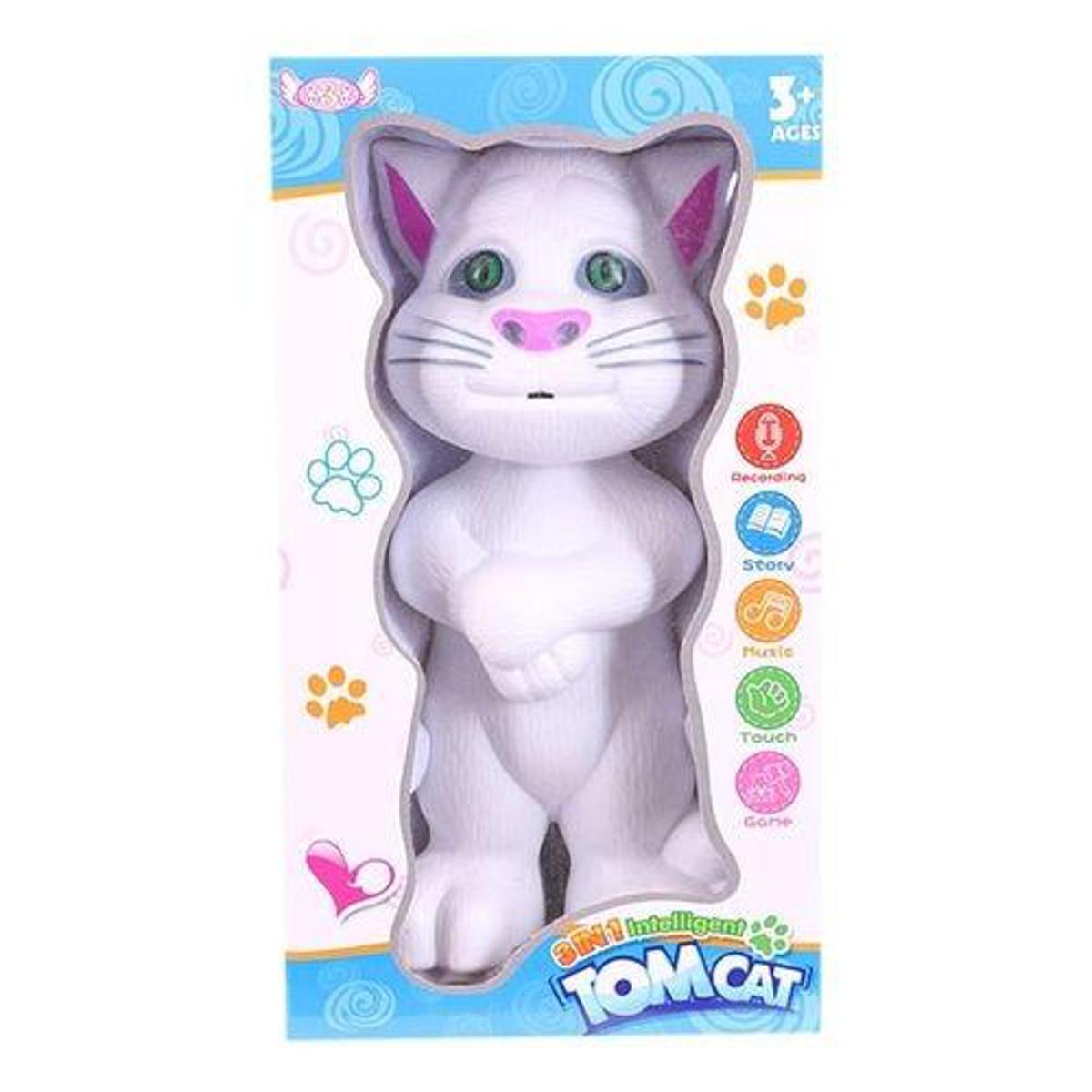 Picture of Plastic Tom Cat Robot With Music - White
