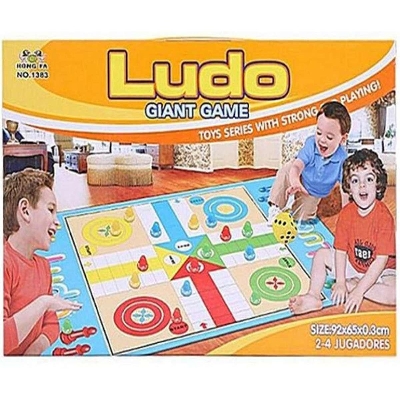 Picture of Plastic Ludo Giant Game Set - Multi Color