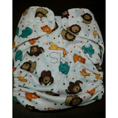 Picture of Printed Washable Baby Nappies Diaper