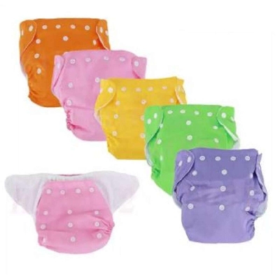 Picture of Baby Cloth Diaper 2 Pcs - Multi-Color