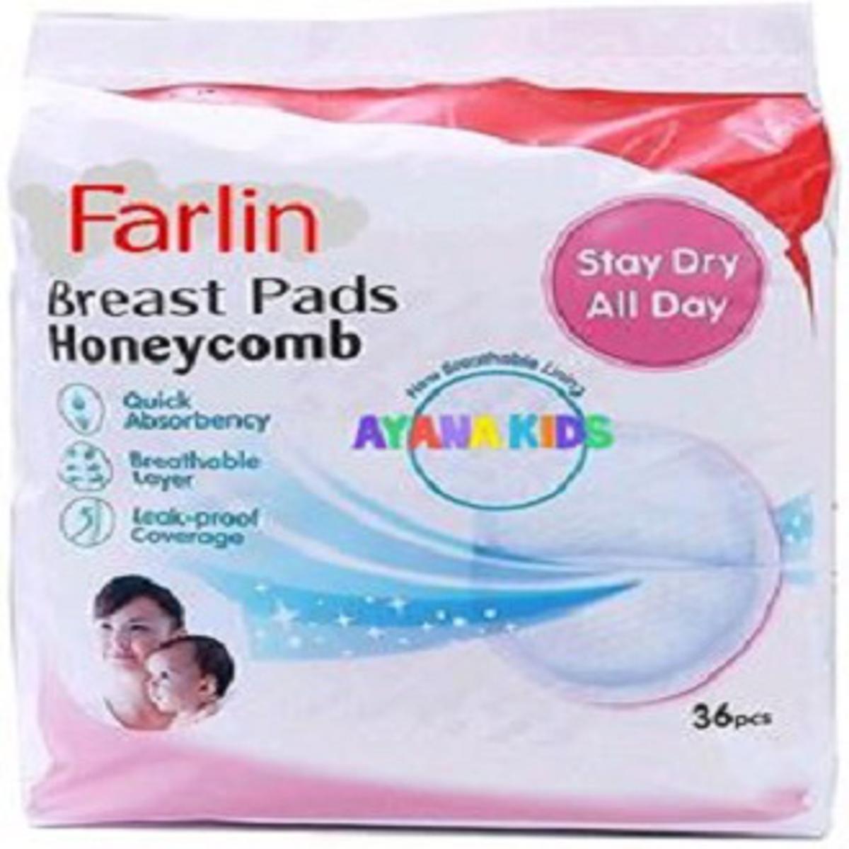 Picture of Farlin Breast Pad Honeycomb for Breastfeeding Women (36pcs pack)