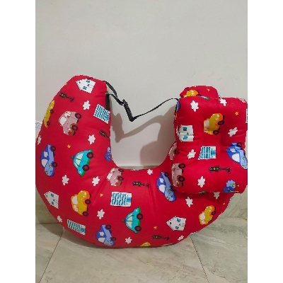 Picture of BreastFeeding / Nursing Pillow Adjust Infant Baby Protect Mummy Waist Support Cushion (Moon ShapeMultifunction Pillow)