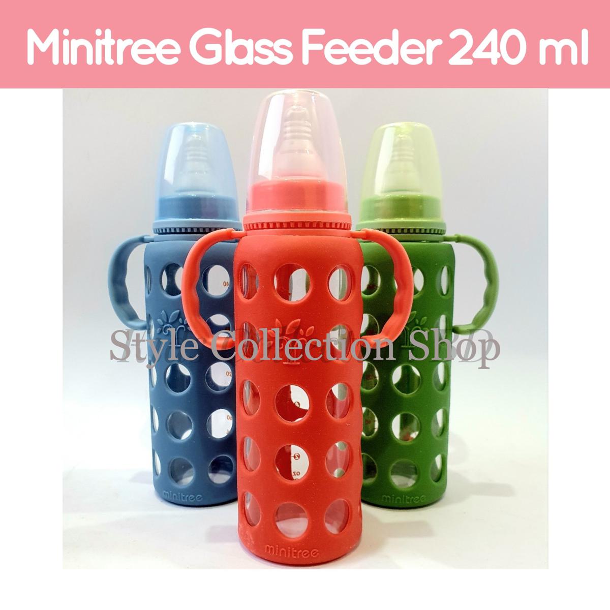 Picture of Glass Feeding Bottle With Handle 240 ML