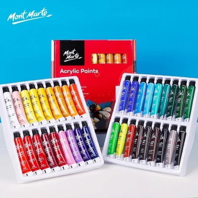 Buy Mont Marte Acrylic Paints Set (12ML) - 36 Colours at Best Price in Bangladesh