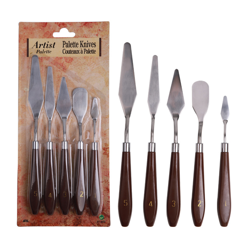 Picture of Painting Spatula Set 5 pcs Palette Set for Mixing Paints