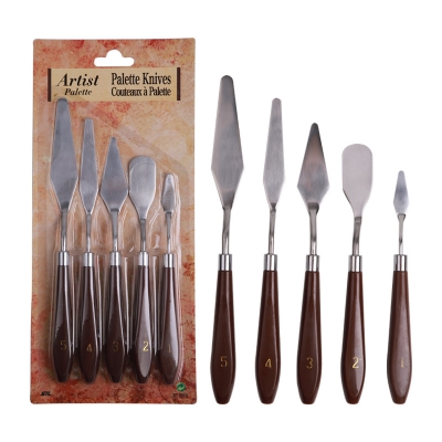 Picture of Painting Spatula Set 5 pcs Palette Set for Mixing Paints