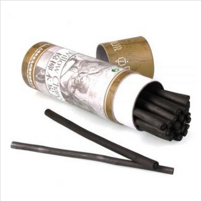 Picture of Maries Willow  Charcoal Sticks, Cotton Willow Sketch Charcoal Pencils For Drawing, Pack Of 25 (7-9 Mm Dia)