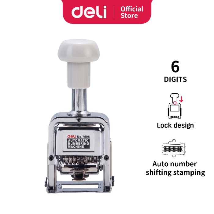Picture of Deli E7506 Auto Numbering Machine 6 disit
