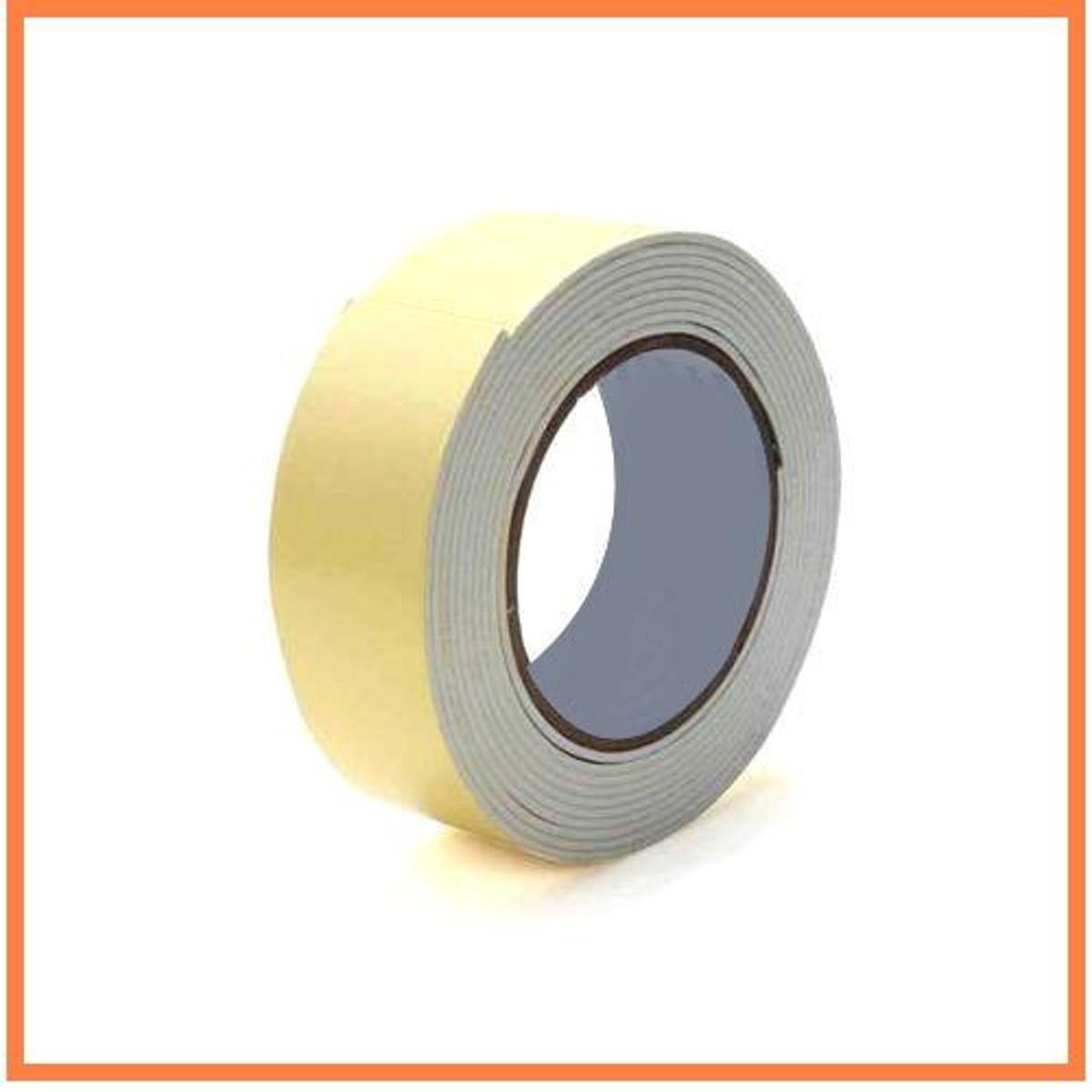 Picture of Both Side Gum Foam Tape White Color Both Side Gum Foam Tape Heavy Duty Double Sided Gum Foam Tape White Color For DIY Craft Gum Tape
