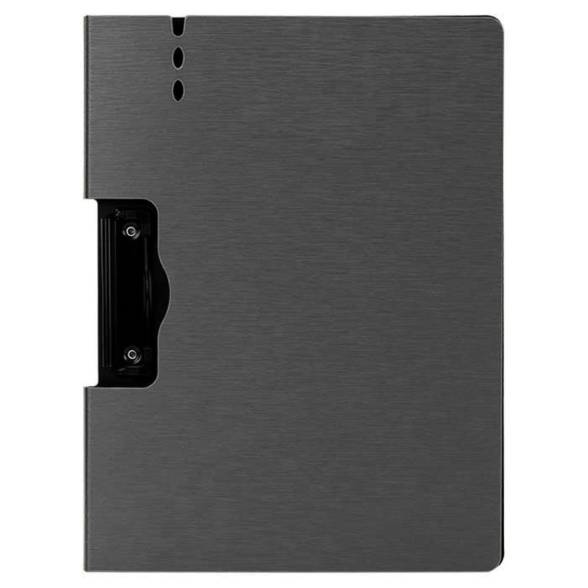 Picture of Deli E64512 PP Foam Clip Board with Cover Horizontal -Double Part Clip Bord