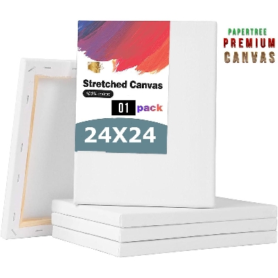Picture of Papertree White Premium Canvas 24/24 inch