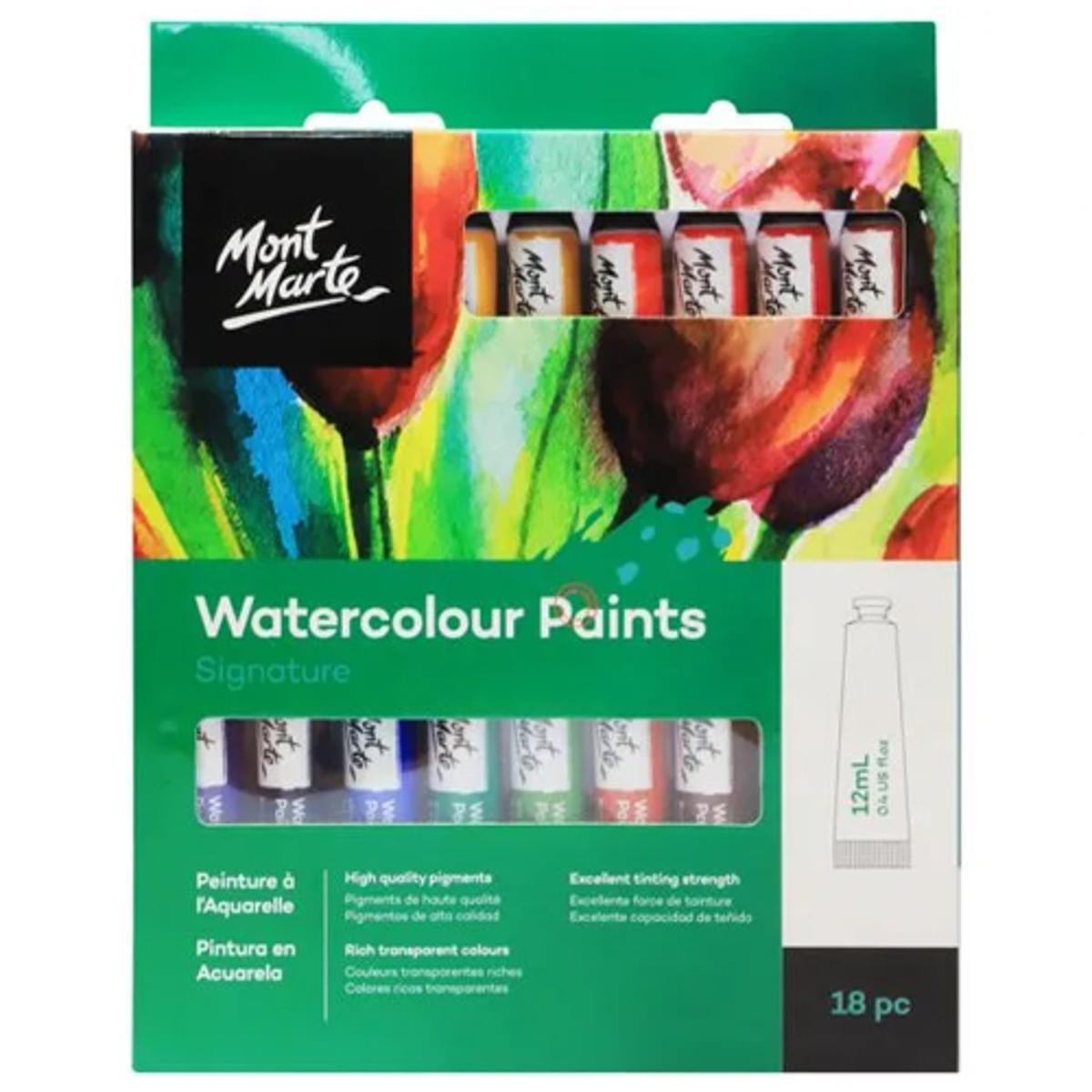 Picture of Mont Marte Water color Paint 12ml x 18 pc