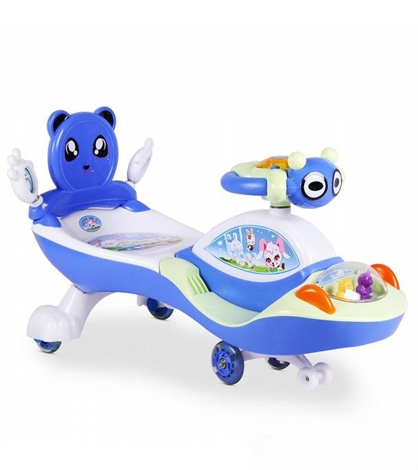 Picture of Specifications of Twist And Ride Panda Swing Car, Auto Car For Kids With Light and Music, No Batteries, No Paddle