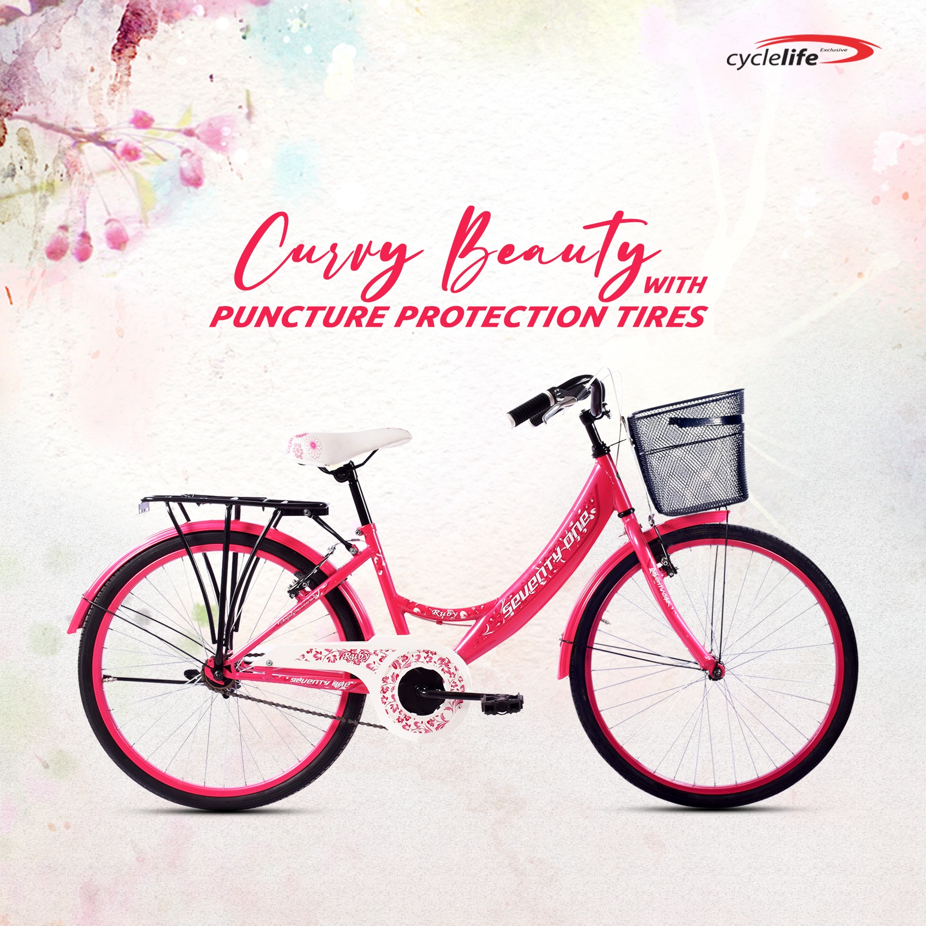 Picture of 24'' or 26'' ladies cycle 71 ruby ,Meghna cycle