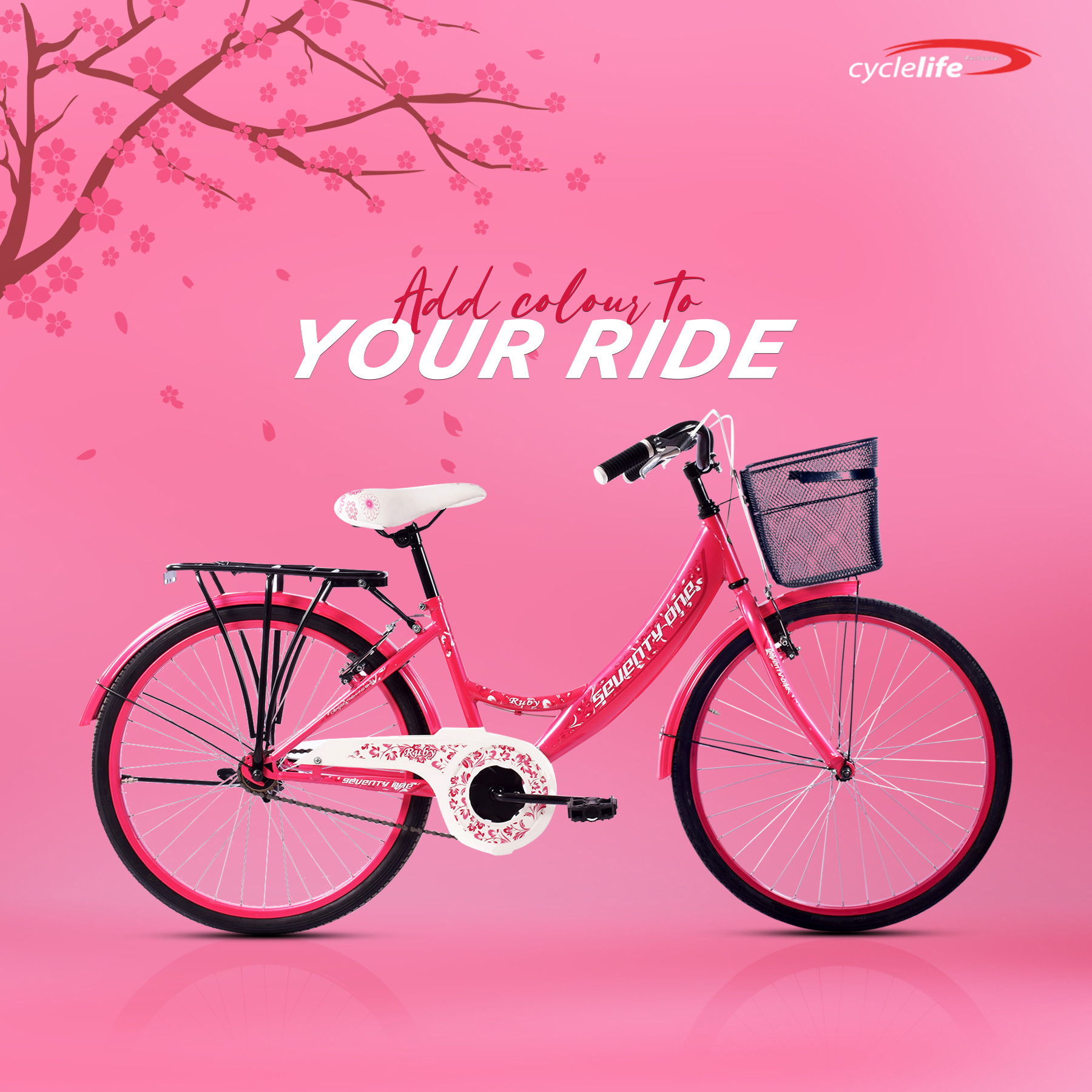 Picture of 24'' or 26'' ladies cycle 71 ruby ,Meghna cycle