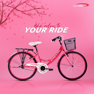 Picture of 24'' or 26'' ladies cycle 71 ruby ,Meghna cycle