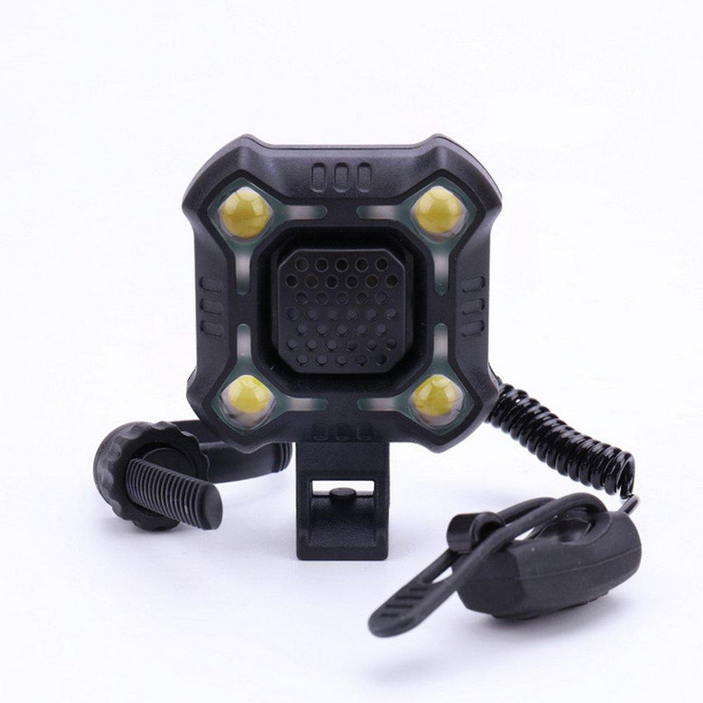 Picture of Rechargeable High Quality Light With Horn USB charging MTB Bicycle Road Bike Front Handlebar Electronic Dipper Horn
