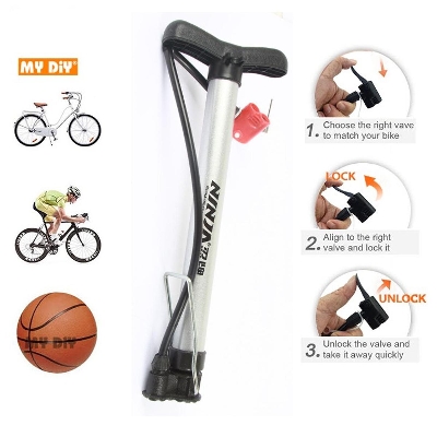 Picture of High Pressure Air Pump For Car And bike Cycle Sports Ball Scooter Inflatable Furniture/Toys Ninja Brand - সাইকেল