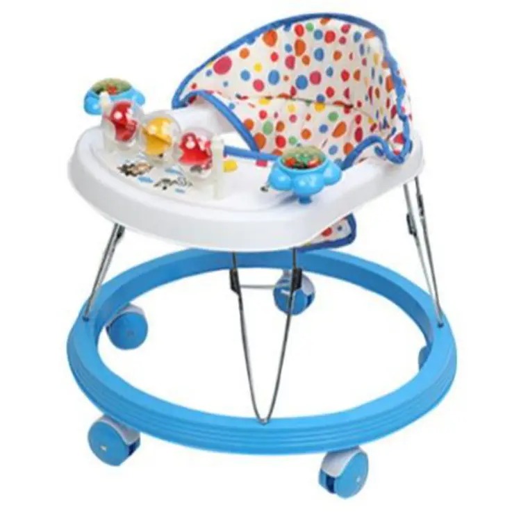 Picture of Baby Walker With Music ,Smile Baby Walker Melody - Cyan Blue & White