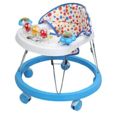 Picture of Baby Walker With Music ,Smile Baby Walker Melody - Cyan Blue & White