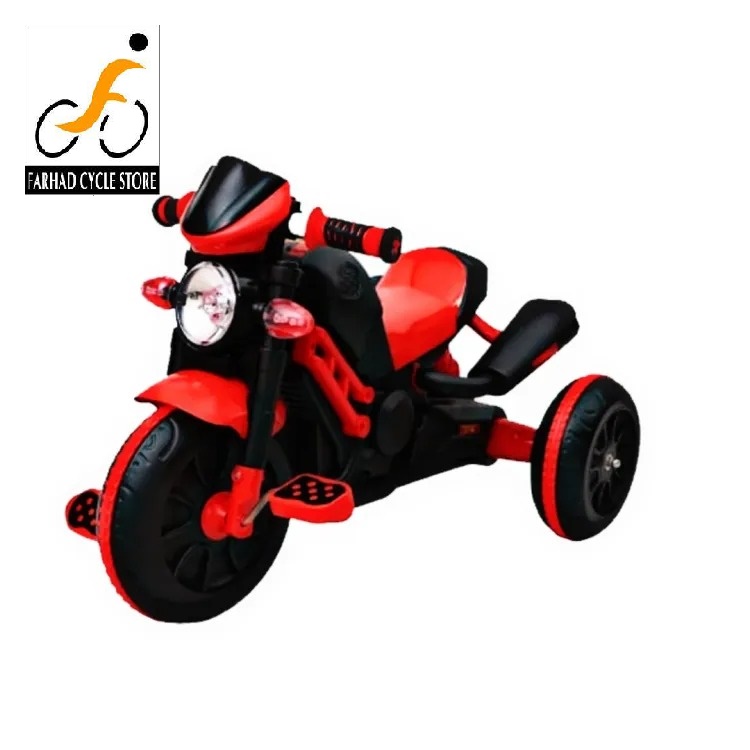 Picture of RED Commanddo Bike- Tricycle For Baby & Kids With Music