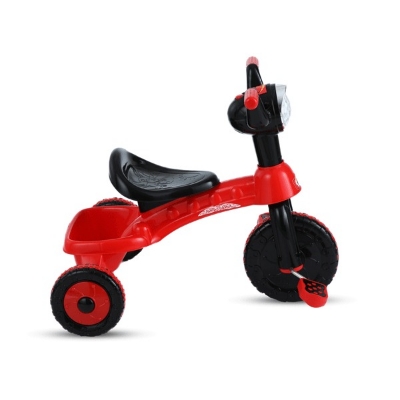Picture of Road Master Tricycle Red & Black / White & Cyan Blue Music and Light For Baby Bike
