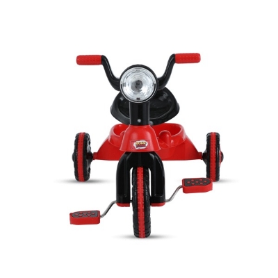 Picture of Road Master Tricycle Red & Black / White & Cyan Blue Music and Light For Baby Bike