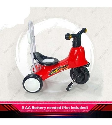 Picture of Captain Moto / My Moto Bike Kids Tricycles Trolley - Pink And Yellow For Baby
