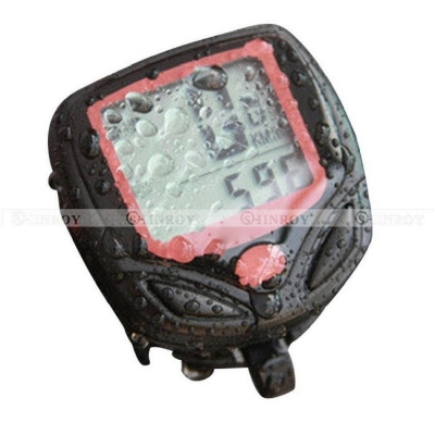 Picture of Waterproof 15 Function LCD Bike Bicycle Odometer Speedometer Cycling Speed Meter
