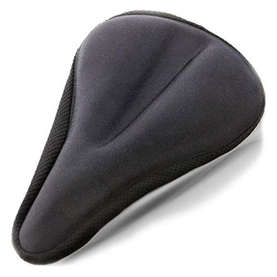 Picture of Bike Bicycle 3d Gel Silicone Saddle Cover Seat Pad Bicycle Padded Soft Cushion Comfort Gel Seat Cover