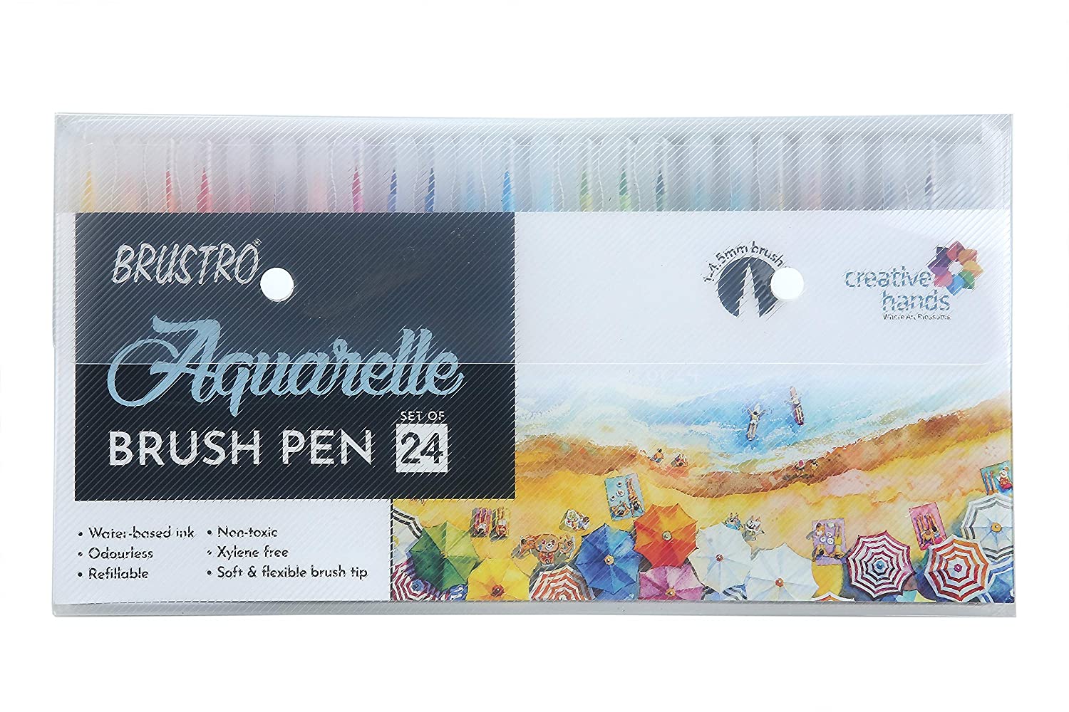 Picture of Brustro Aquarelle Brush Pen Set of 24
