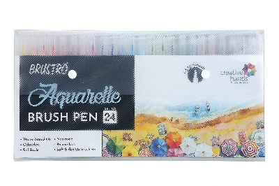 Picture of Brustro Aquarelle Brush Pen Set of 24